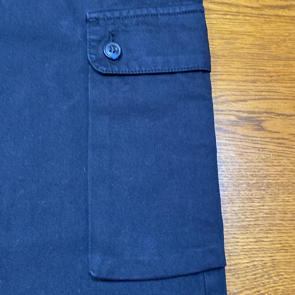 NWT Pistola Cassie High Rise Cargo Pants Size 28 Black Cotton Straight Leg - Picture 13 of 15